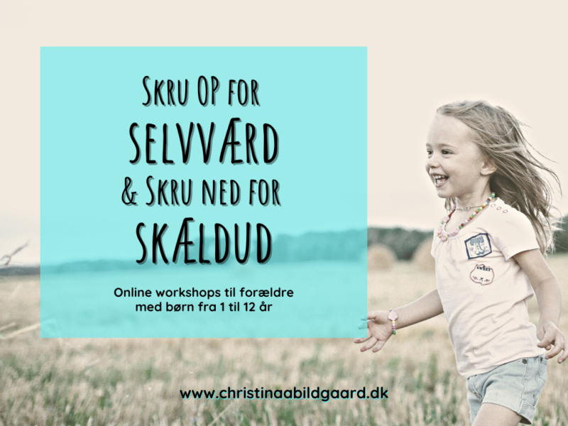 Skru OP for selvværd & Skru ned for skældud workshop atsu skældud selvværd www.christinaabildgaard.dk